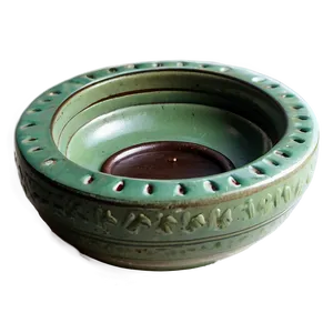 Handmade Clay Ashtray PNG 06262024