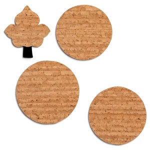 Handmade Cork Board Pieces PNG 06202024