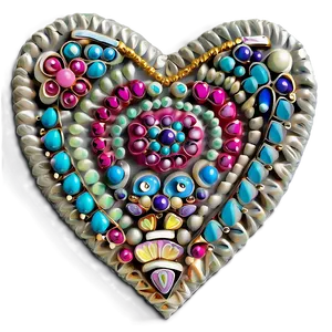 Handmade Heart Art PNG 40