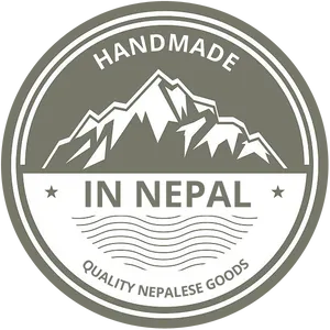 Handmade_in_ Nepal_ Quality_ Goods_ Logo PNG image