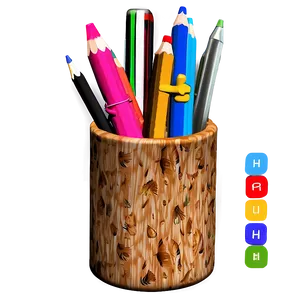 Handmade Pencil Holder Png 19 PNG image