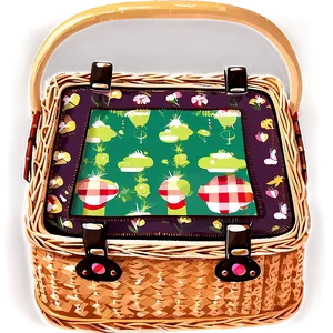 Handmade Picnic Basket PNG Hyy