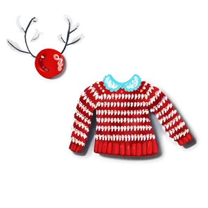 Handmade Red Sweather PNG 06292024 PNG