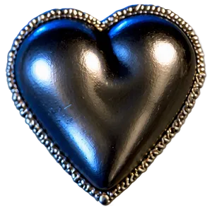 Handmade Silver Heart PNG Rgy14 PNG