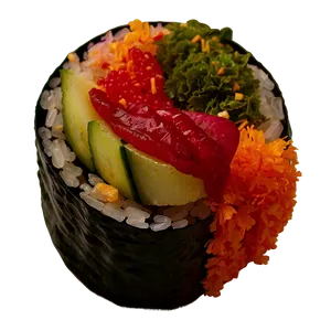 Handmade Temaki Sushi PNG Tkd40