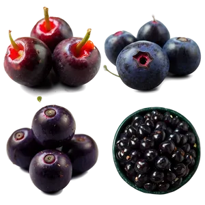 Handpicked Acai Fruit PNG 27