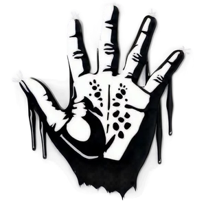 Handprint Graffiti Street Art Png Eqd PNG image