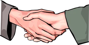 Handshake Agreement Illustration PNG image