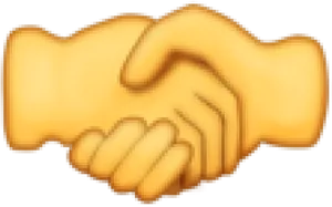 Handshake_ Emoji_ Graphic PNG image