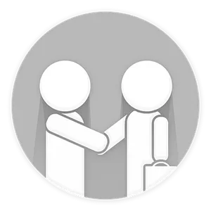 Handshake Icon Graphic PNG image