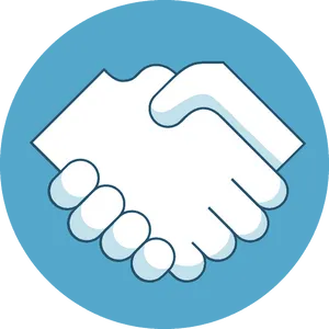 Handshake Icon Graphic PNG image