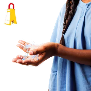 Handwashing Steps Guide PNG Urn63