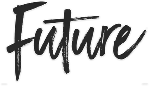 Handwritten Future Text PNG image