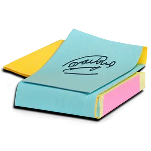 Handwritten Sticky Note Png Wlh27 PNG image