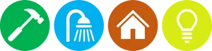Handyman Services Icons PNG image