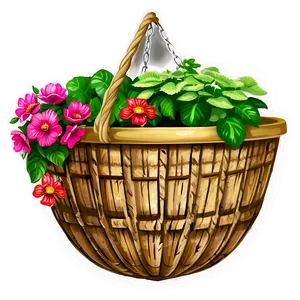 Hanging Basket PNG 05242024 PNG