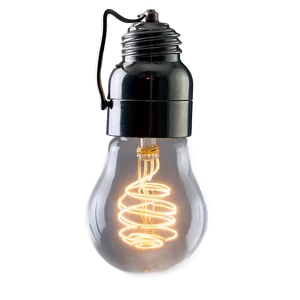 Hanging Light Bulb PNG Plm