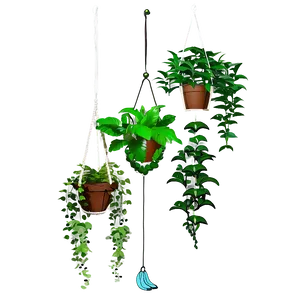 Hanging Plant Corner Png 05252024 PNG image