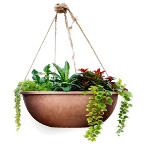 Hanging Plant Terrace Png 05252024 PNG image