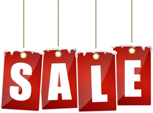 Hanging Sale Signs PNG image