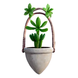 Hanging Succulent Png 05242024 PNG image