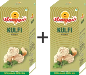 Hangyo Kulfi Ice Cream Packaging PNG image