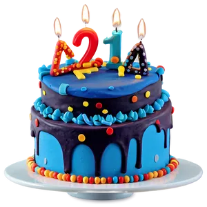 Happy 2nd Birthday Cake Png 06262024 PNG image