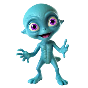 Happy Alien Cartoon Png 72 PNG image