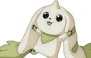 Happy_ Anime_ Creature PNG image