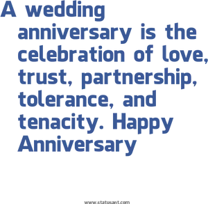 Happy Anniversary Celebration Quote