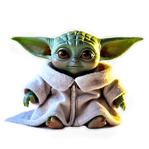 Happy Baby Yoda Png Nbo PNG image