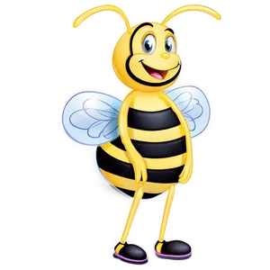 Happy Bee Illustration Png Ymt88 PNG image