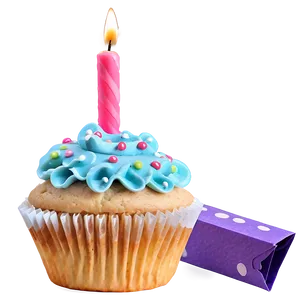 Happy Birthday Cupcake Png 05032024 PNG image