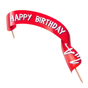 Happy Birthday Flag Banner Png 40 PNG image