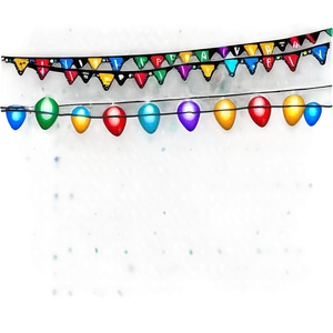 Happy Birthday Party Lights Png Pfu PNG image