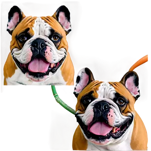 Happy Bulldogs Smiling PNG Pnd50