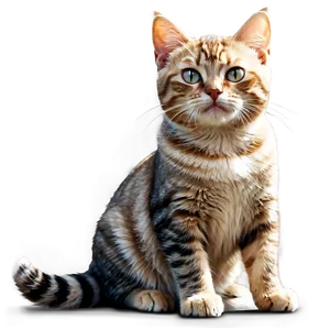 Happy Cat Clipart PNG 06122024 PNG
