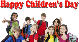 Happy Childrens Day Celebration PNG image