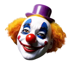 Happy Clown Face PNG Hel62