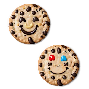 Happy Cookie Design PNG 8