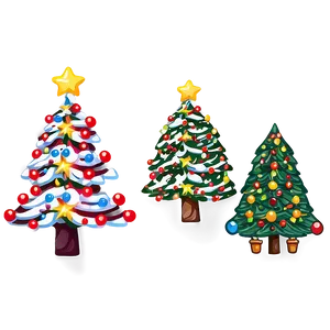 Happy Cute Christmas Tree Png 38 PNG image