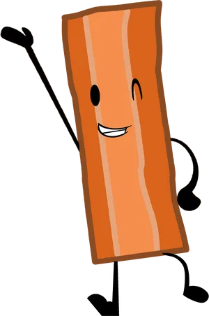 Happy Dancing Bacon Character.png PNG image