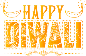Happy Diwali Festive Greeting PNG