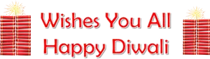 Happy Diwali Firecracker Greeting Banner PNG image