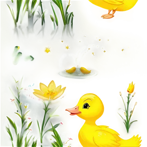 Happy Duckling Png 11 PNG image