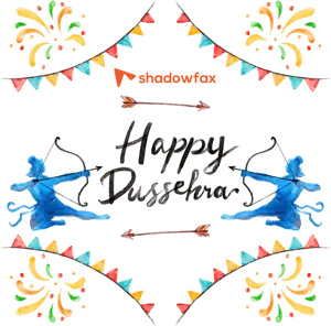 Happy Dussehra Festival Celebration Artwork