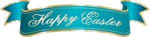 Happy Easter Banner Graphic PNG image