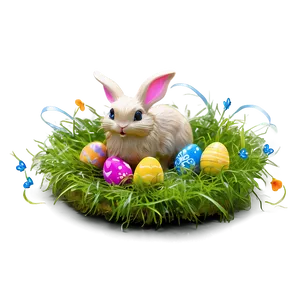 Happy Easter Bunny PNG 1