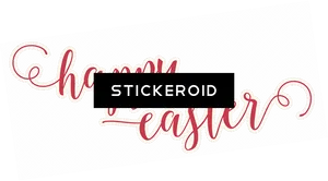 Happy Easter Calligraphy Design
