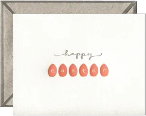 Happy Easter Egg Greeting Card PNG image